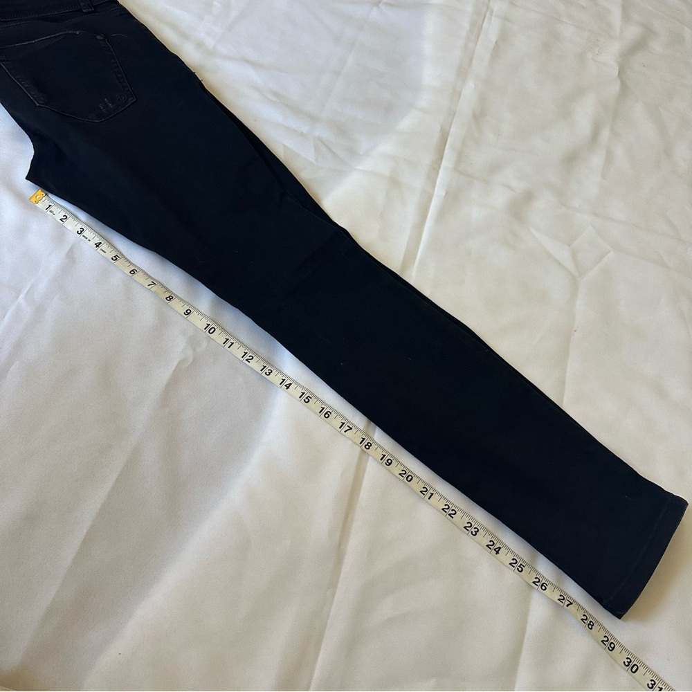 Indigo Rein Black Distressed Skinny Anklet Jeans Size 7 - Picture 4 of 6